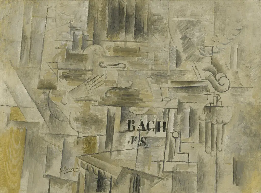 Homage to JS Bach in Detail Georges Braque